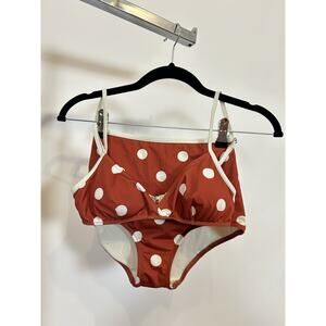 SOLID & STRIPED Brigitte Polka Dot Bikini Set